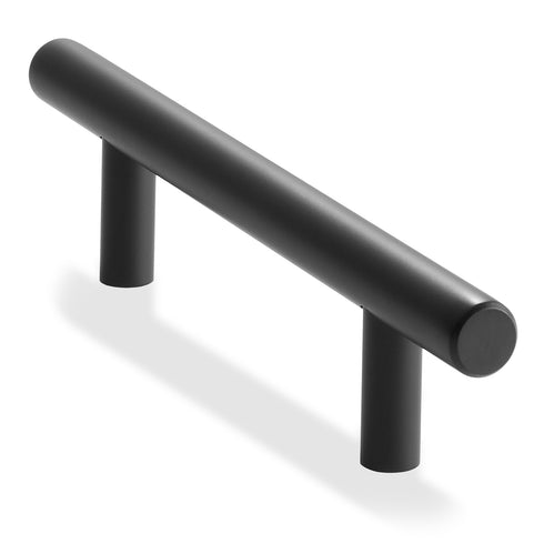 Cabinet Pull Matte Black (3-3/4-in Hole Centers) - 10 Pack
